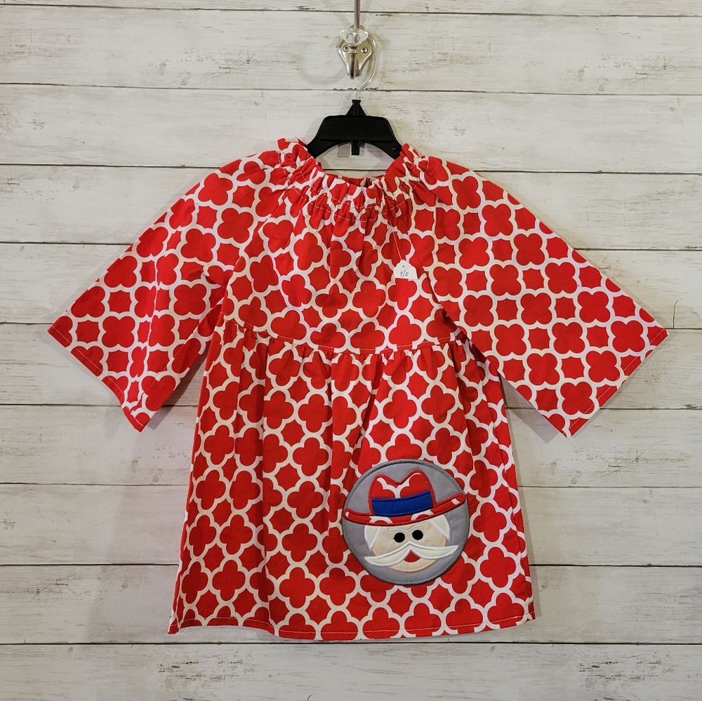 Little Girls Handmade Ole Miss Rebels Mississippi Football Team Dress Size‎ 4/5